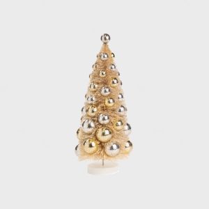 Sisal Juletre Creme & Champagne 33CM