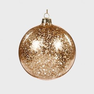 Julekule med Stjernemønster 10cm