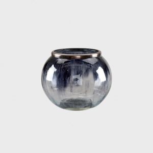 Belmont Lyslykt Rund Indigo