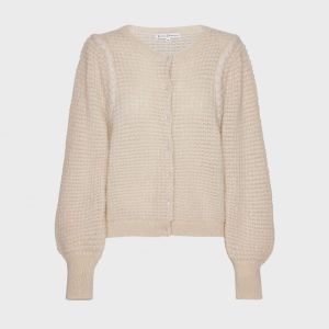 Dear Dharma Sarah Cardigan Winterwhite