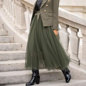 Tyllskjørt Kaki Green