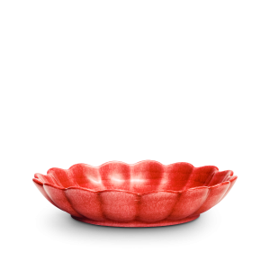 Oyster Skål 24 cm - Rød