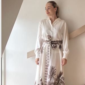 Lumine Skjørt Choco m/knytebelte One Size