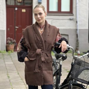 Orlinn Choco Frynsevest One Size