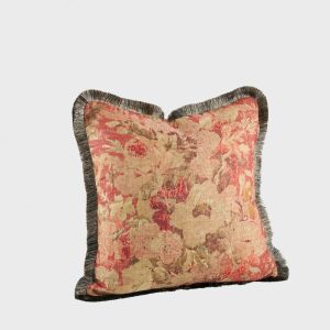Rosewood Flower CC Fringe grey/beige 50x50 cm