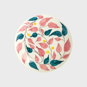 Flowers Platter 34cm Leaves