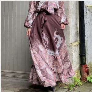 Paisley Maxiskjørt Choco