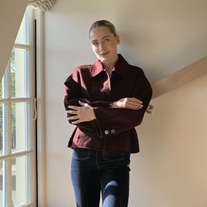 Kort ulljakke Bordeaux