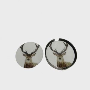 Coaster 6-deler Hjort D10 cm