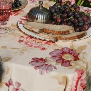 Autumn Flower duk 130x300 Linen