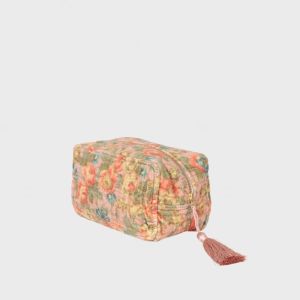 Bright Garden Cosmetic Bag Velvet