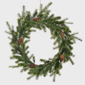 Grankrans med kongler 60cm