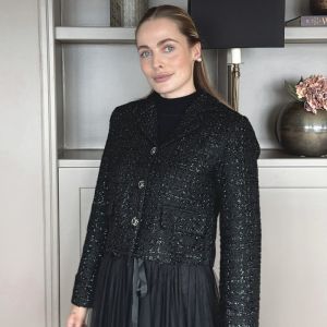 Kort Tweed Blazer Black