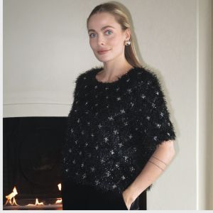 Elli White partytopp med strass