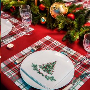 Papirservietter juletre 40x40 cm