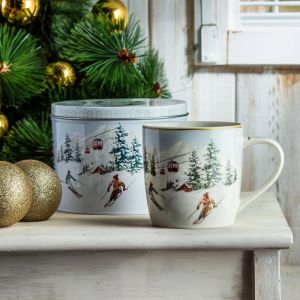 Porselenskopp i gaveeske Chalet