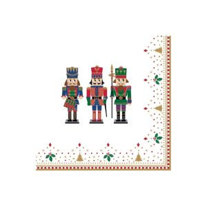 Papirservietter 33x33 cm Nutcracker