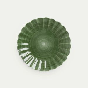 Oyster Tallerken 28 cm - Forrest Green