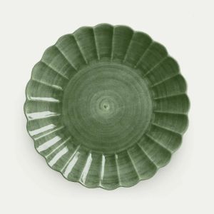 Oyster Rund Platter 42 cm - Forrest Green