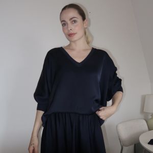 Sunny v-hals Navy One Size