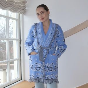 Orlinn Frynsejakke Lyseblå One Size