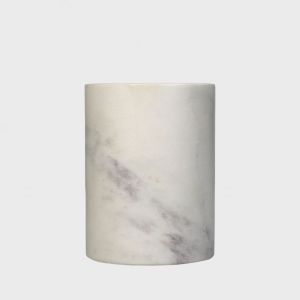 Tumbler Marble White 8x8x10 cm