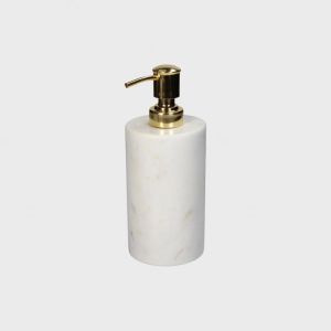 Soap Dispenser Marble White 8x8x19 cm