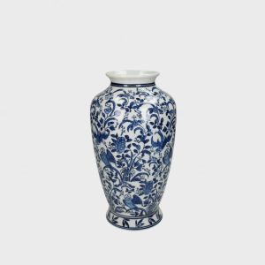 Porselensvase Blue 30x16x16 cm