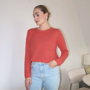 Pearl genser Coral melange Cashmere Blend