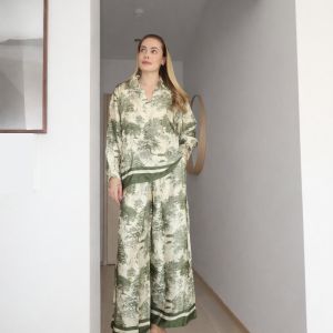 Bukse m/snøring Kaki Print One Size