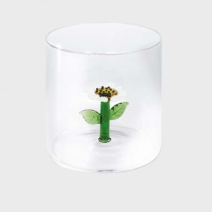 Vannglass Solsikke 250 ml m/gaveeske