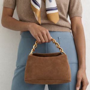 Peony Suede Grab Bag
