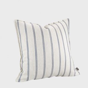 Lotus Stripe Blå Putetrekk 50x50