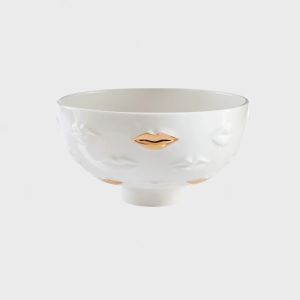 GILDED GALA LIPS BOWL