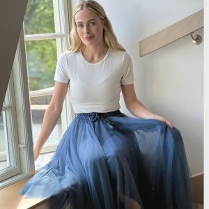Tyllskjørt Denim Blue