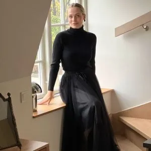 Tyllskjørt Black