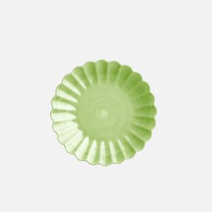 Oyster Plate, 20cm - Grønn
