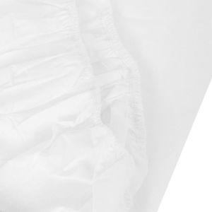 Percale Øko Formsydd Laken - Hvit