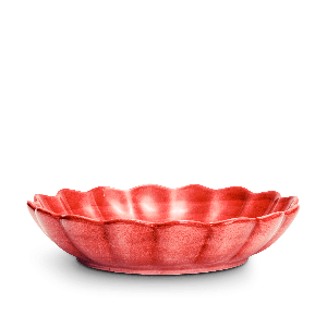 Oyster Skål 31 cm - Rød