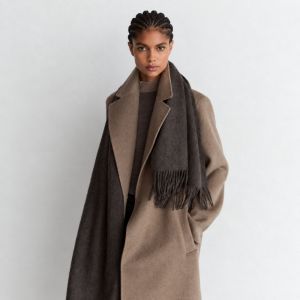 Picton Cashmere Blend Scarf Mocha Brown