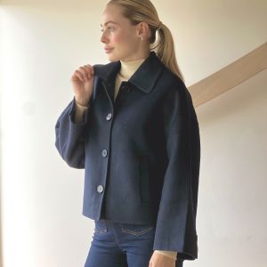 Kort ulljakke Navy