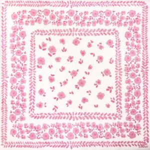 Papirserviett Bandana rosa 40x40 cm