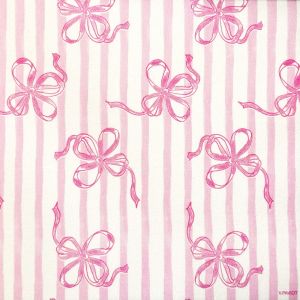 Papirerviett rosa sløyfe 40x40 cm
