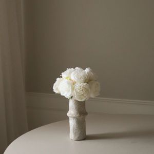 Mini Peony Bouquet White