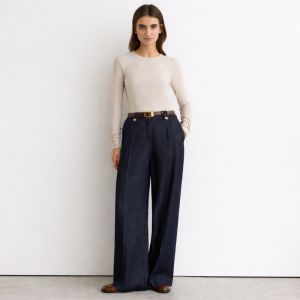 Kaia Wide Leg Trouser Indigo