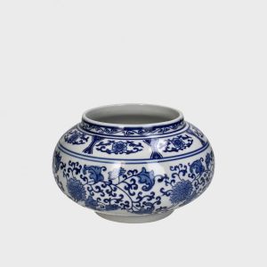 Planter Porcelain Blue 20x20x12cm