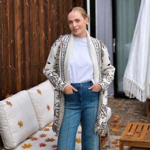 Orlinn frynsejakke Creme One Size AW26