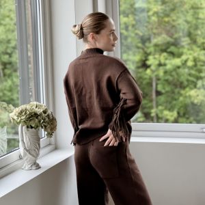 Knitted Pants Choco One Size