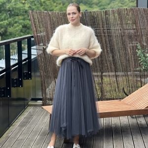 Tyllskjørt Antracite