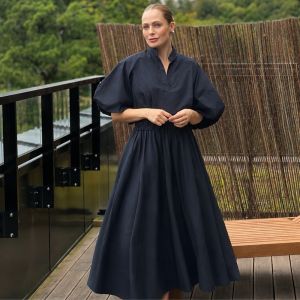 Navy skjørt One Size